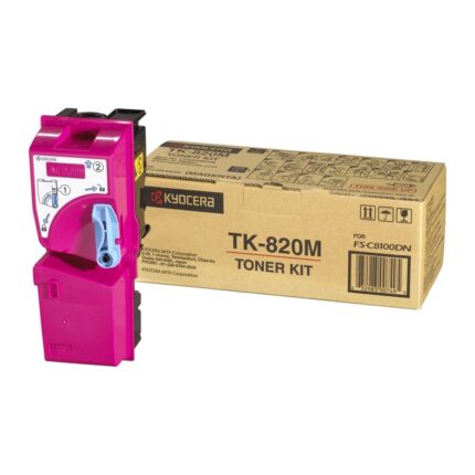 Tóner original Kyocera TK-820M magenta 7.000 páginas