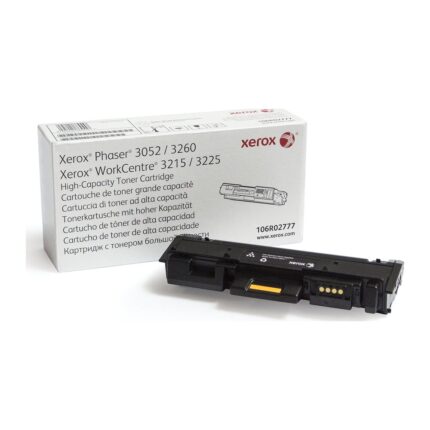 Tóner original Xerox 106R02777 negro 3.000 páginas