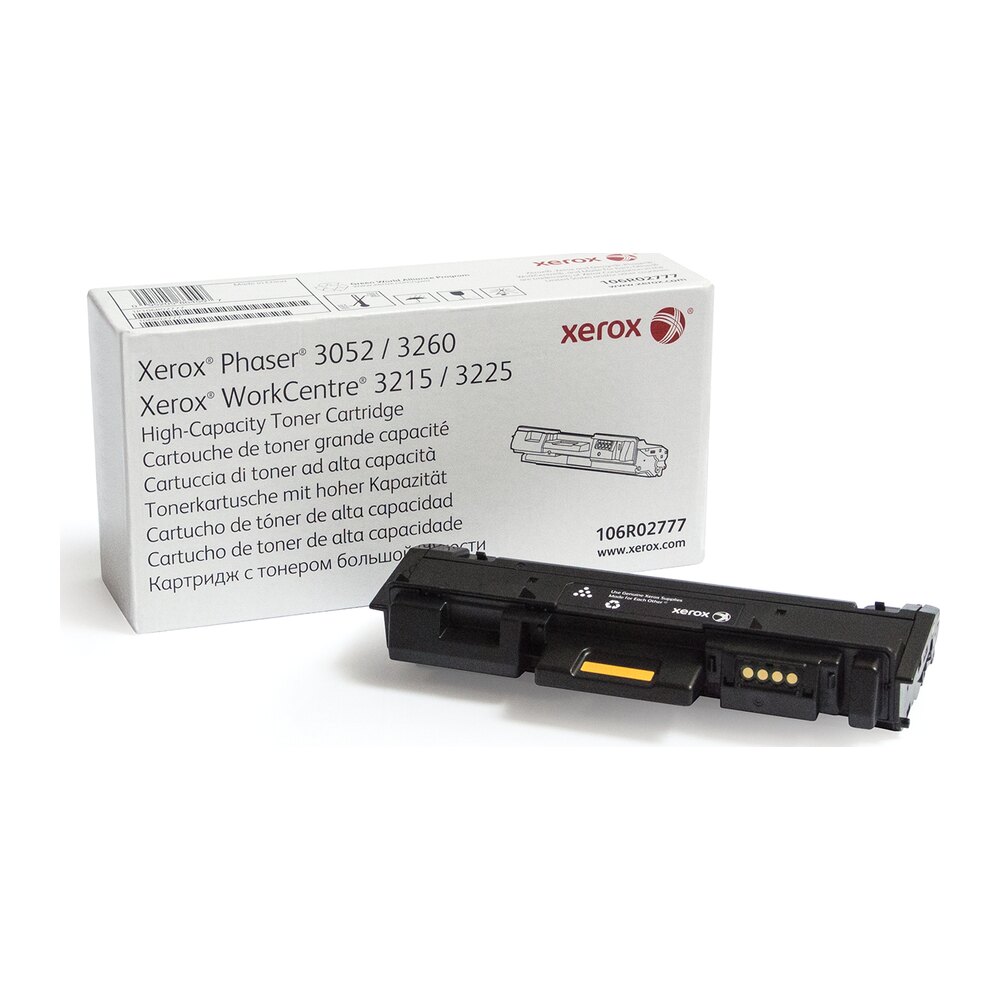 Tóner original Xerox 106R02777 negro 3.000 páginas Tóner original Xerox 106R02777 negro 3.000 páginas