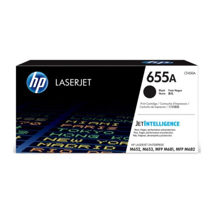 Tóner originales HP CF450A negro 655A 12.500 páginas